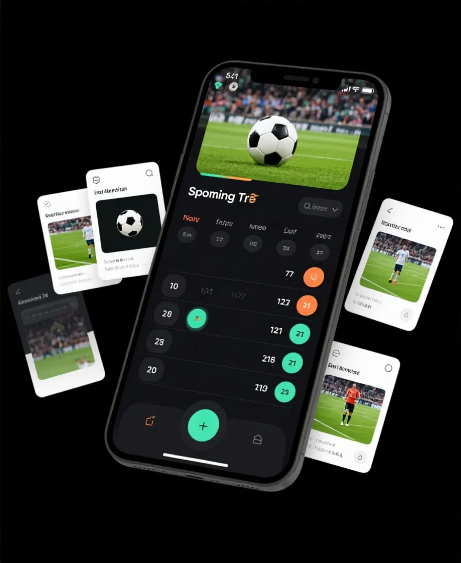 葡超直播App观赛界面示意